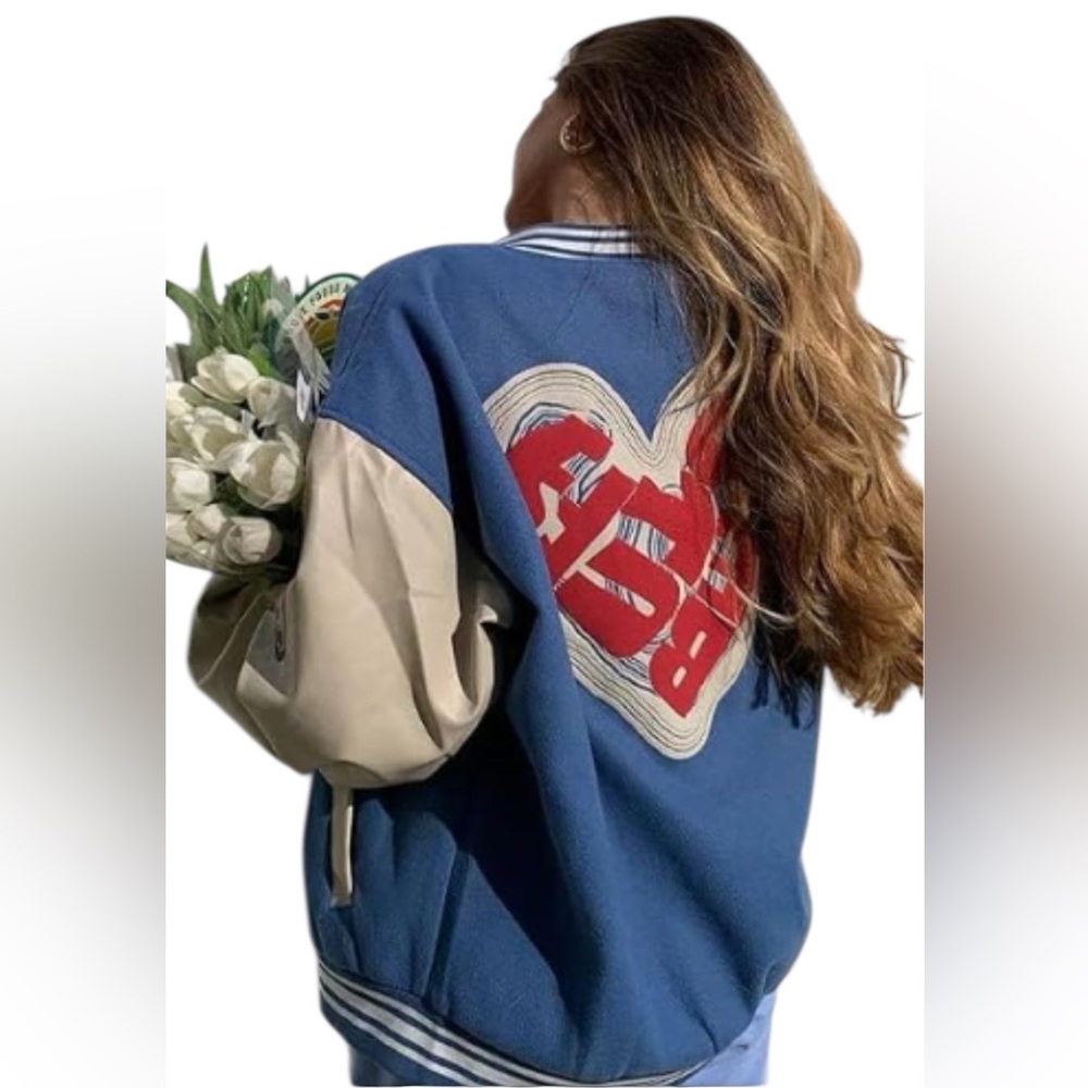Vamtac Letter Foaming Love 1965 Varsity Jacket Sz XL